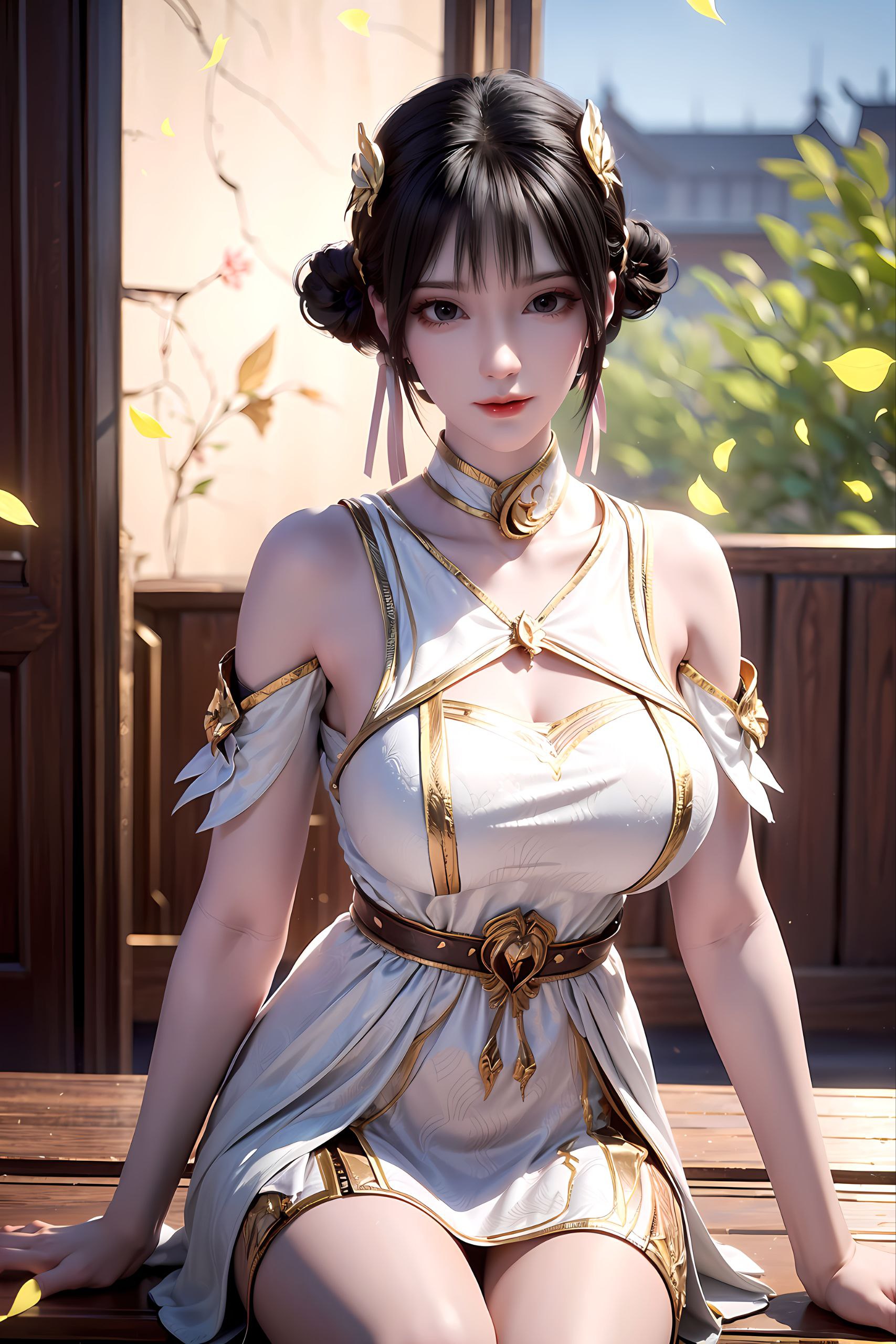 她还积极参